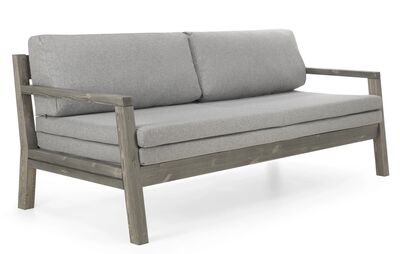 Aamu 3-istuttava vuodesohvapaketti harmaa